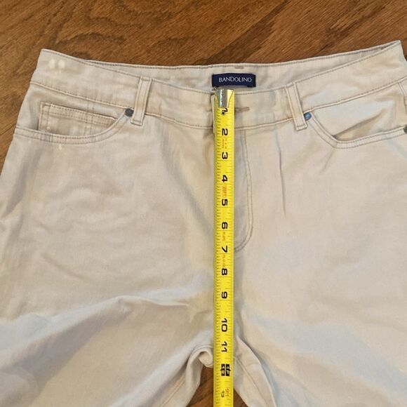 Bandolino Mandie size 14 jeans,  high-rise, A dark white color - Picture 5 of 12